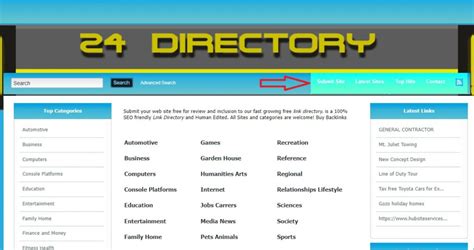 350+ High DA Directory Submission Sites .